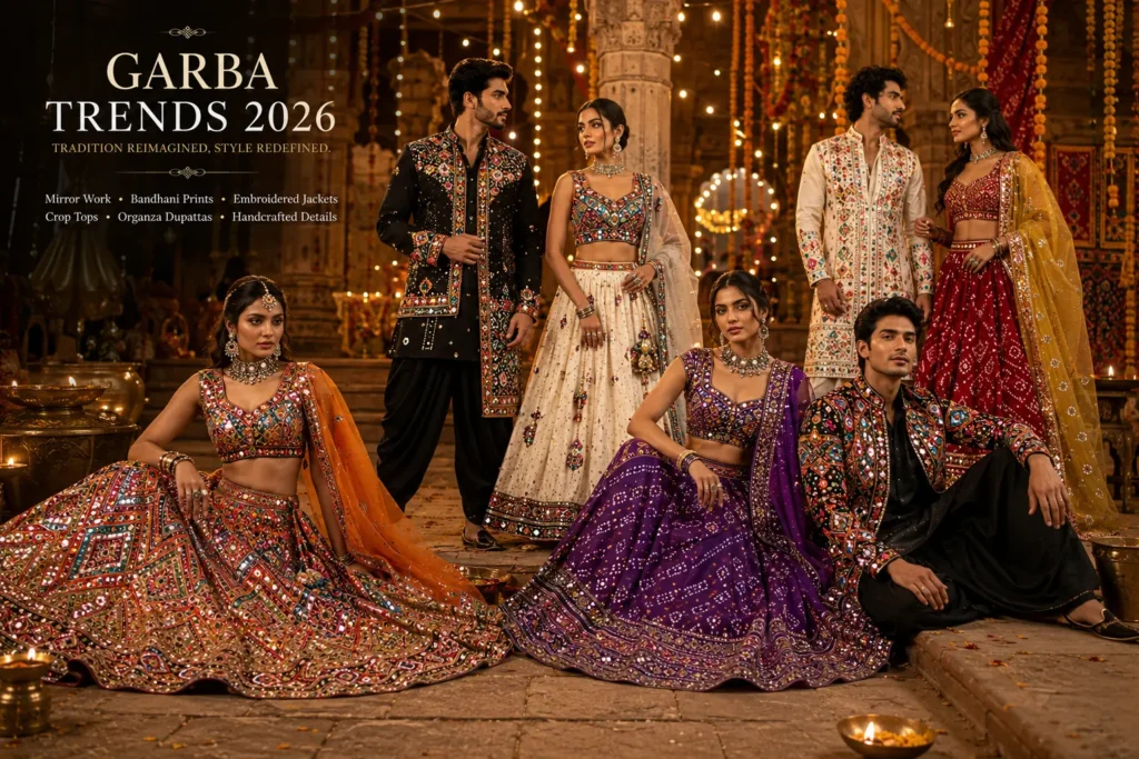 Latest Garba Outfit Ideas and festive fashion trends for 2026.